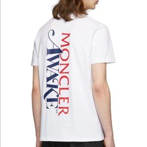 Moncler 1952 Awake Logo Graphic Tee White